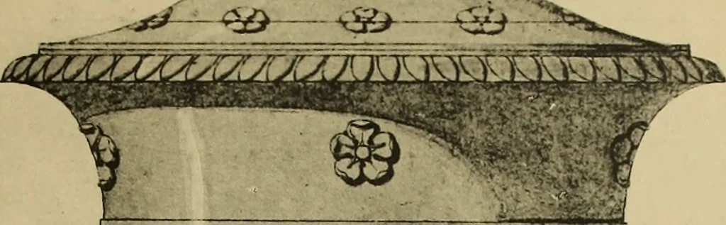 An illustration from Recueil de dessins d'orfevrerie du premier empire par biennais orfevre de Napoléon 1er et de la couronne, 1900, leaf 30