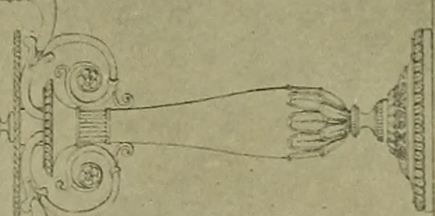 An illustration from Recueil de dessins d'orfevrerie du premier empire par biennais orfevre de Napoléon 1er et de la couronne, 1900, leaf 38