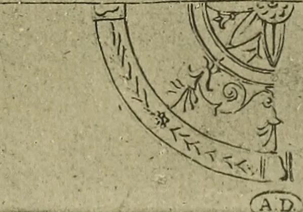 An illustration from Recueil de dessins d'orfevrerie du premier empire par biennais orfevre de Napoléon 1er et de la couronne, 1900, leaf 46