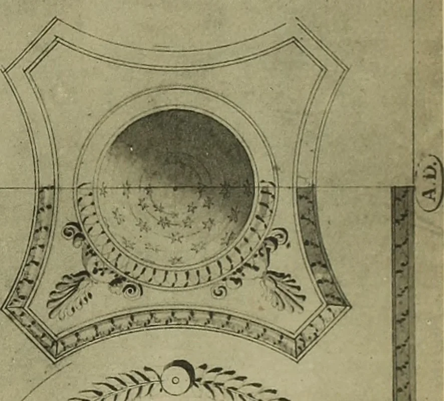 An illustration from Recueil de dessins d'orfevrerie du premier empire par biennais orfevre de Napoléon 1er et de la couronne, 1900, leaf 48