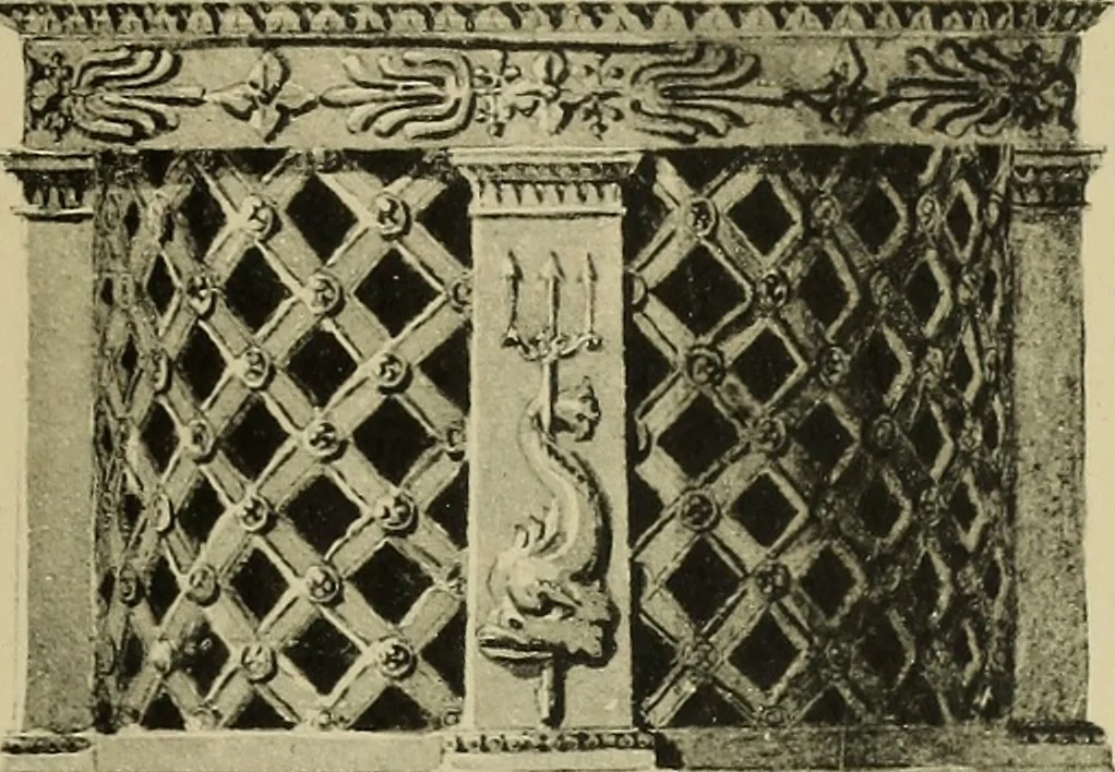 An illustration from Recueil de dessins d'orfevrerie du premier empire par biennais orfevre de Napoléon 1er et de la couronne, 1900, leaf 54