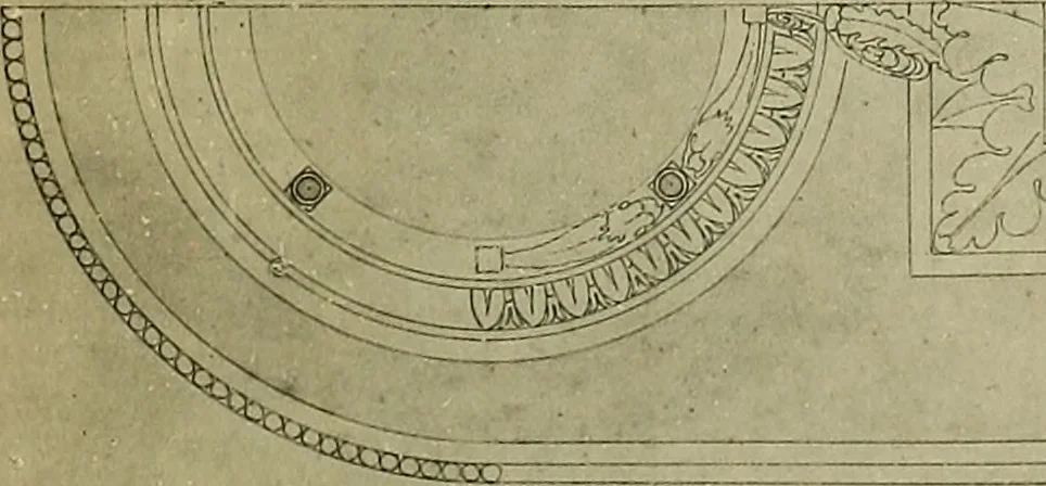 An illustration from Recueil de dessins d'orfevrerie du premier empire par biennais orfevre de Napoléon 1er et de la couronne, 1900, leaf 74