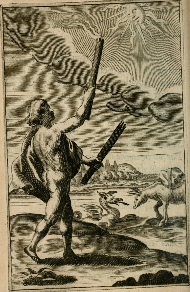 An illustration from Recueil d'emblemes diuers : auec des discours moraux, philosophiques, et politiques, tirez de diuers autheurs, anciens & modernes, 1638, leaf 259