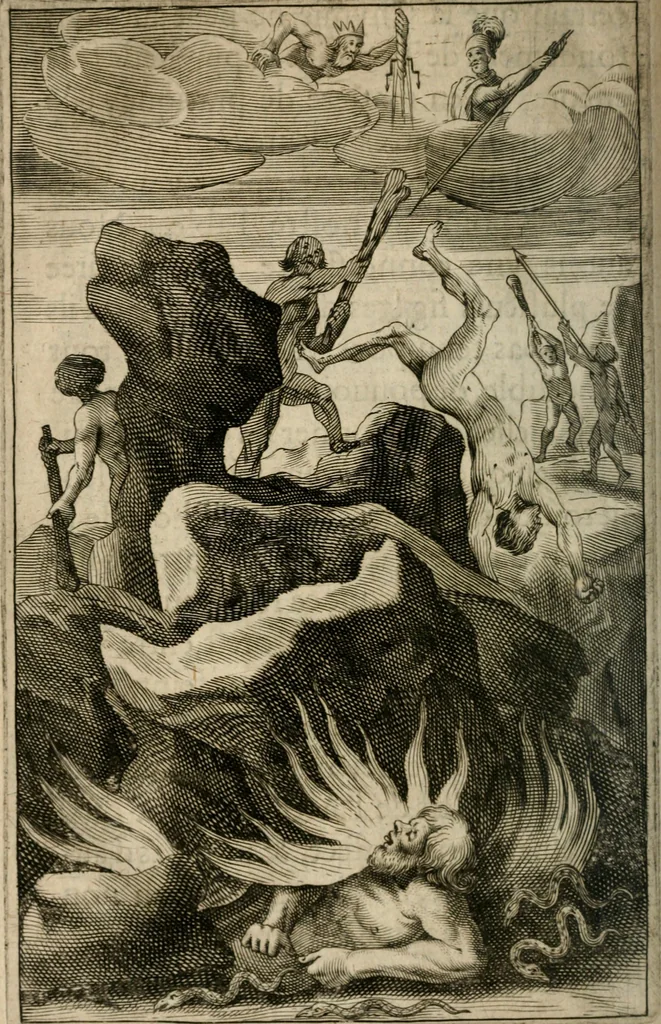 An illustration from Recueil d'emblemes diuers : auec des discours moraux, philosophiques, et politiques, tirez de diuers autheurs, anciens & modernes, 1638, leaf 335