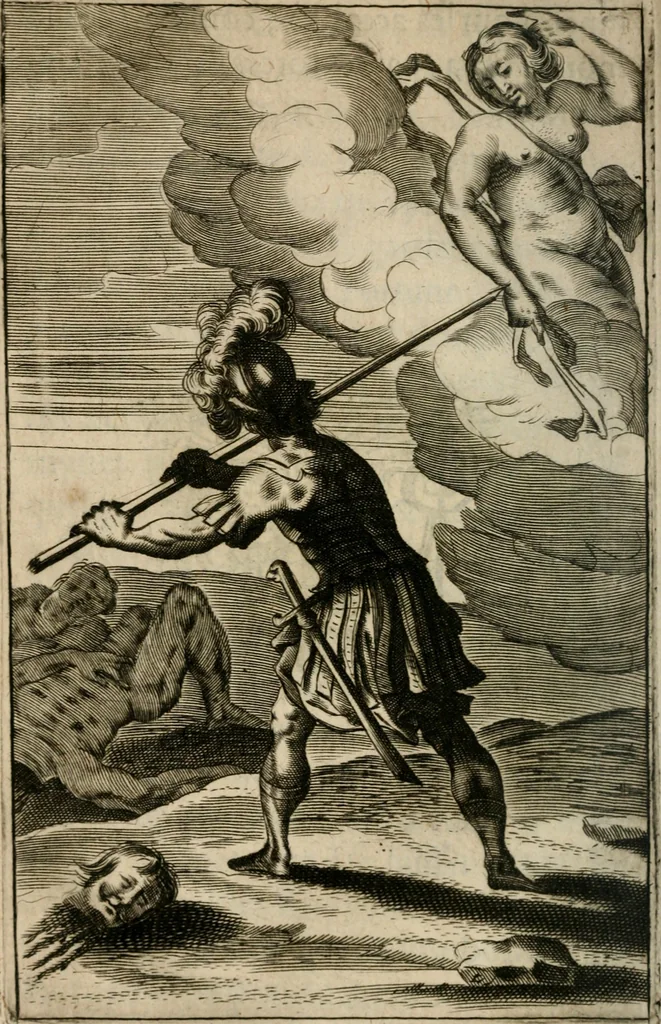 An illustration from Recueil d'emblemes diuers : auec des discours moraux, philosophiques, et politiques, tirez de diuers autheurs, anciens & modernes, 1638, leaf 343