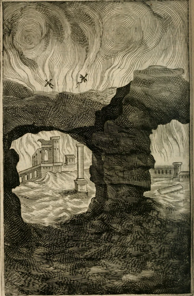 An illustration from Recueil d'emblemes diuers : auec des discours moraux, philosophiques, et politiques, tirez de diuers autheurs, anciens & modernes, 1638, leaf 357