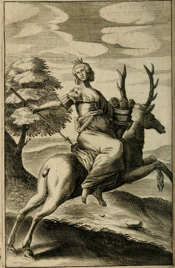 An illustration from Recueil d'emblemes diuers : auec des discours moraux, philosophiques, et politiques, tirez de diuers autheurs, anciens & modernes, 1638, leaf 363