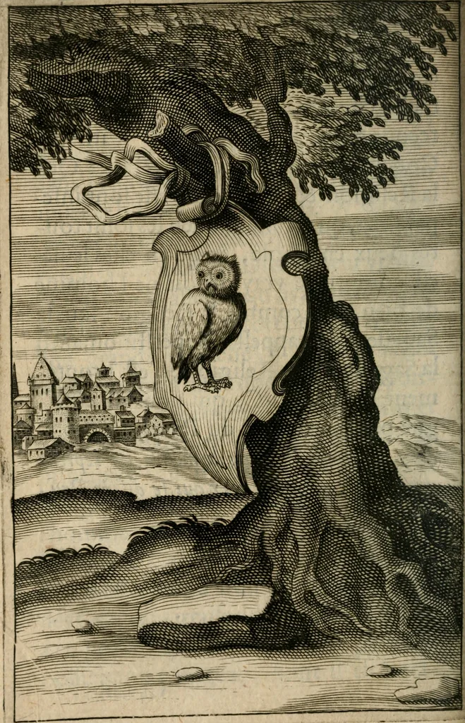 An illustration from Recueil d'emblemes diuers : auec des discours moraux, philosophiques, et politiques, tirez de diuers autheurs, anciens & modernes, 1638, leaf 445