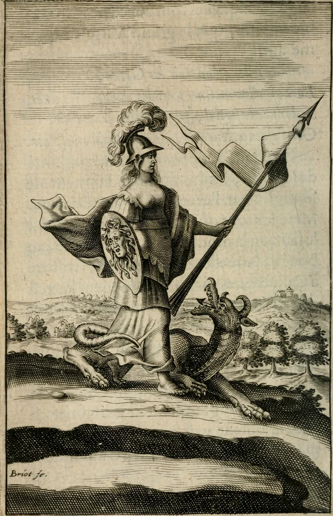 An illustration from Recueil d'emblemes diuers : auec des discours moraux, philosophiques, et politiques, tirez de diuers autheurs, anciens & modernes, 1638, leaf 477