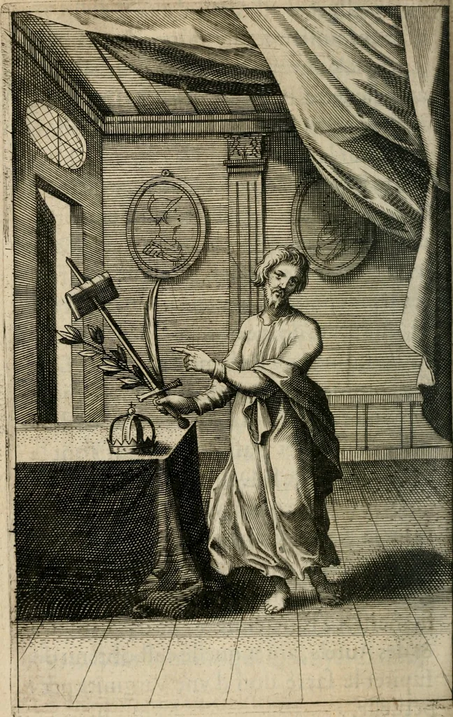 An illustration from Recueil d'emblemes diuers : auec des discours moraux, philosophiques, et politiques, tirez de diuers autheurs, anciens & modernes, 1638, leaf 587