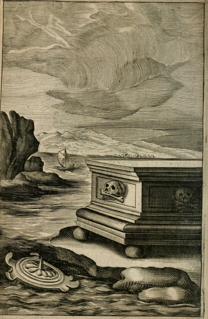 An illustration from Recueil d'emblemes diuers : auec des discours moraux, philosophiques, et politiques, tirez de diuers autheurs, anciens & modernes, 1638, leaf 595