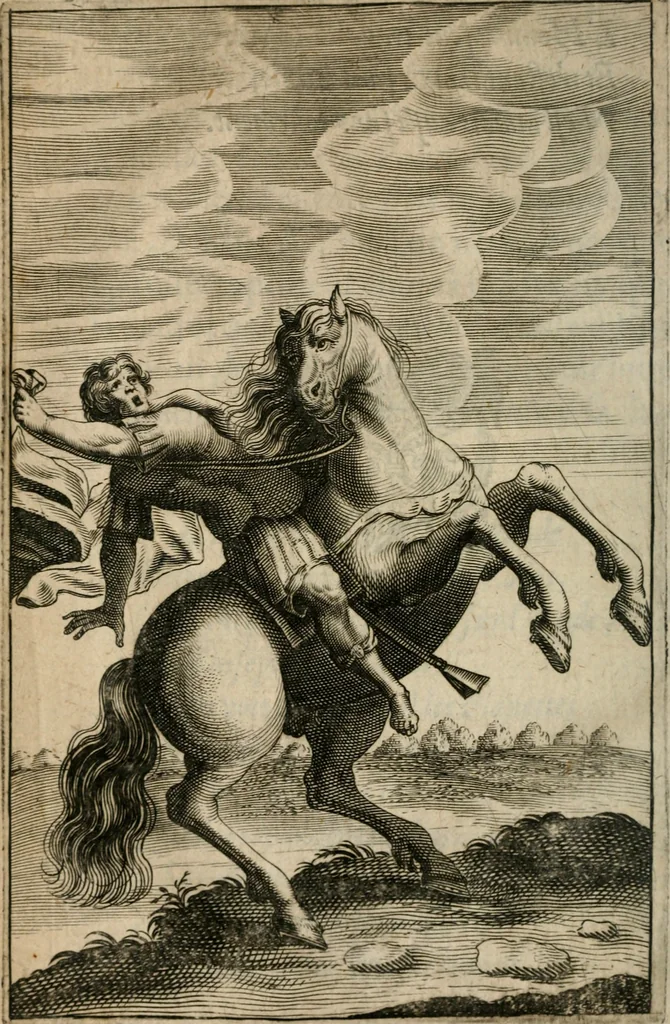 An illustration from Recueil d'emblemes diuers : auec des discours moraux, philosophiques, et politiques, tirez de diuers autheurs, anciens & modernes, 1638, leaf 611