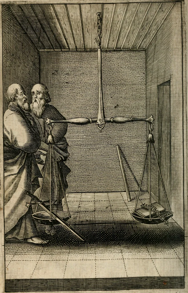 An illustration from Recueil d'emblemes diuers : auec des discours moraux, philosophiques, et politiques, tirez de diuers autheurs, anciens & modernes, 1638, leaf 691