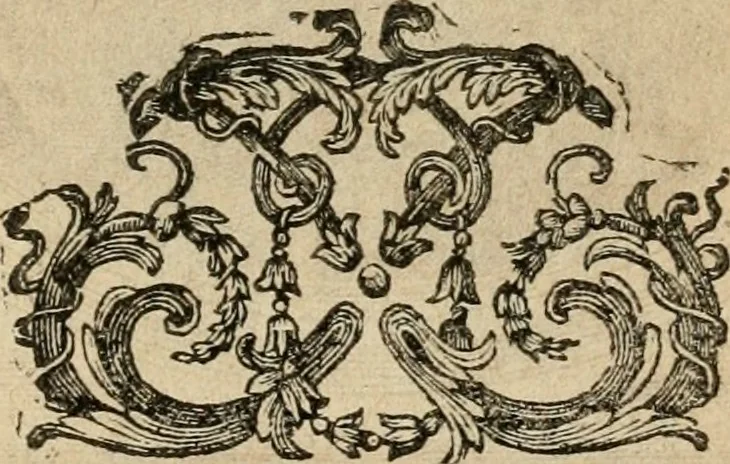 An illustration from Recueil d'emblêmes, devises, medailles, et figures hieroglyphiques : au nombre de plus de douze cent, avec leurs explications, accompagné de plus de deux mille chiffres fleuronnez simples, doubles & triples, d'une maniere nouvelle & fort curieuse pour tous les noms imaginable : avec les tenants, supports, & cimiers servans aux ornemens des armes ..., 1696, leaf 8