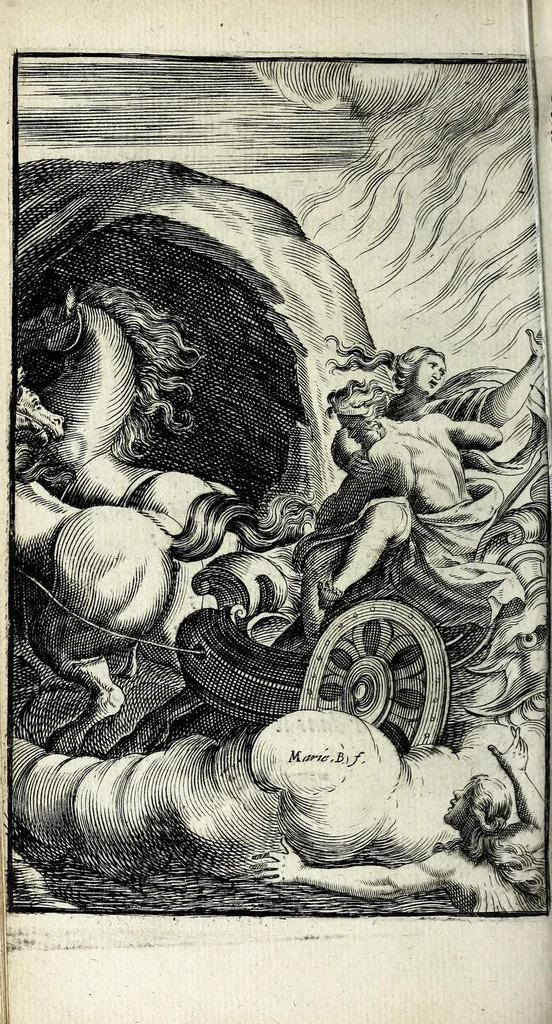 An illustration from Recueil d'emblêmes, ou, Tableaux des sciences & des vertus morales, 1685, leaf 212