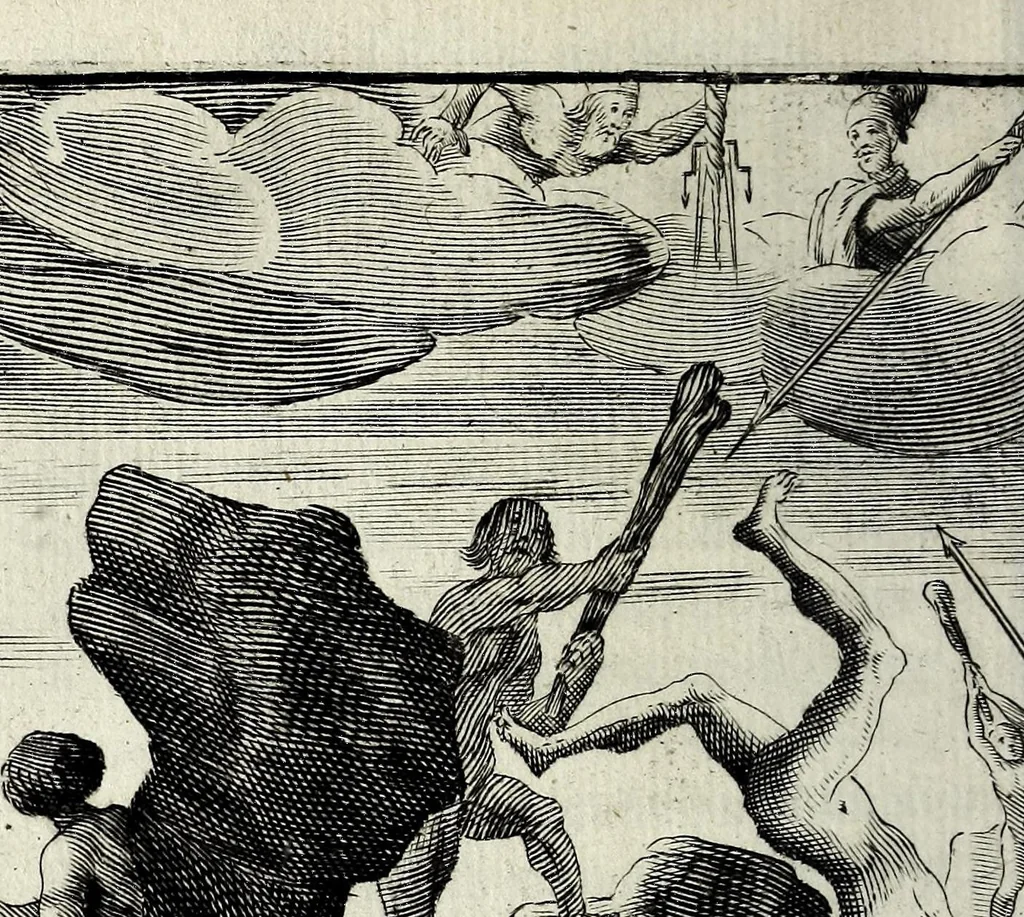 An illustration from Recueil d'emblêmes, ou, Tableaux des sciences & des vertus morales, 1685, leaf 224