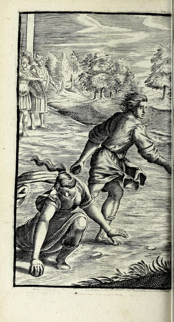 An illustration from Recueil d'emblêmes, ou, Tableaux des sciences & des vertus morales, 1685, leaf 264