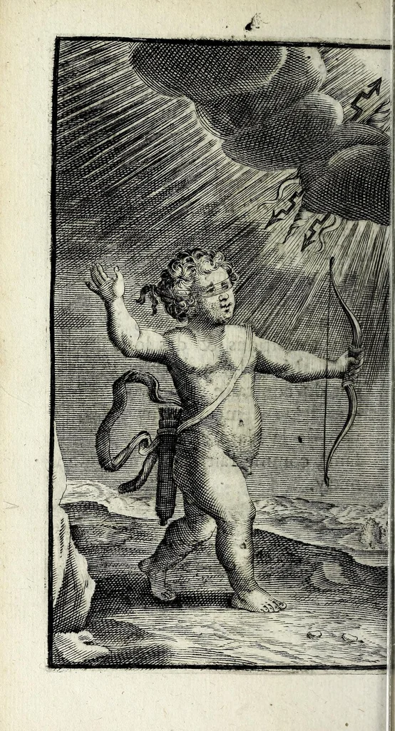 An illustration from Recueil d'emblêmes, ou, Tableaux des sciences & des vertus morales, 1685, leaf 270