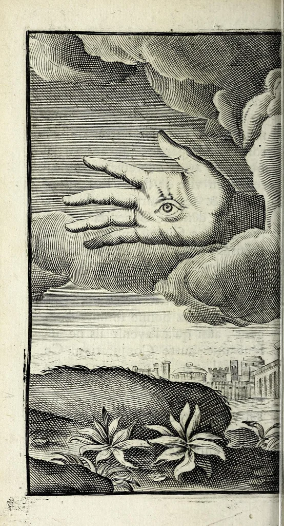 An illustration from Recueil d'emblêmes, ou, Tableaux des sciences & des vertus morales, 1685, leaf 340