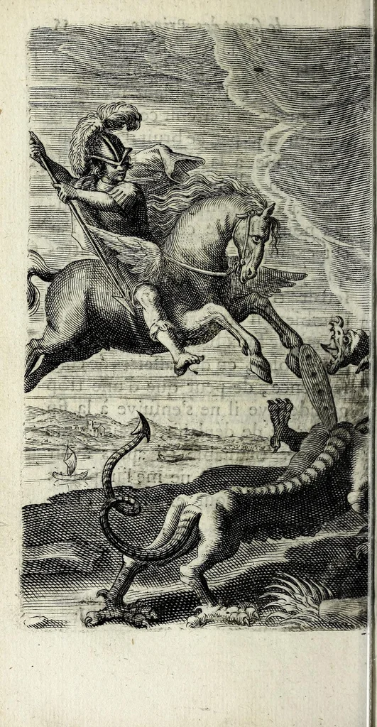 An illustration from Recueil d'emblêmes, ou, Tableaux des sciences & des vertus morales, 1685, leaf 68