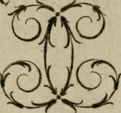 An illustration from Recueil d'emblêmes, devises, medailles, et figures hieroglyphiques, au nombre de plus de douze cent, avec leurs explications : accompagné de plus de deux mille chiffres fleuronnez simples, doubles & triples : d'une manière nouvelle & fort curieuse pour tous les noms imaginables : avec les tenants, supports, & cimiers servans aux ornemens des armes : cet ouvrage qui est enrichy de deux cens cinquante planches en taille-douce, est très-utile aux graveurs, peintres, sculpteurs, orfevres, brodeurs, serruriers, & à tous ceux qui travaillent au dessein, 1724, leaf 158
