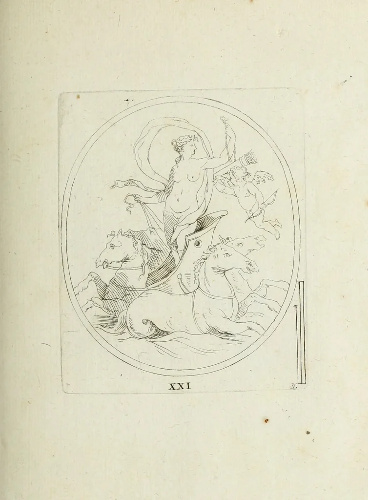 An illustration from Recueil de pierres gravees antiques, 1732, leaf 106
