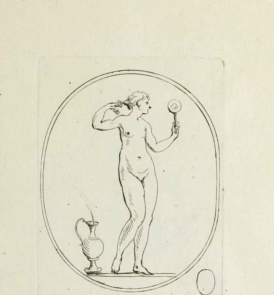 An illustration from Recueil de pierres gravees antiques, 1732, leaf 112