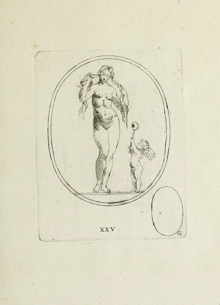 An illustration from Recueil de pierres gravees antiques, 1732, leaf 114