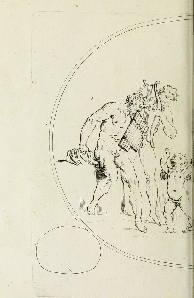 An illustration from Recueil de pierres gravees antiques, 1732, leaf 125