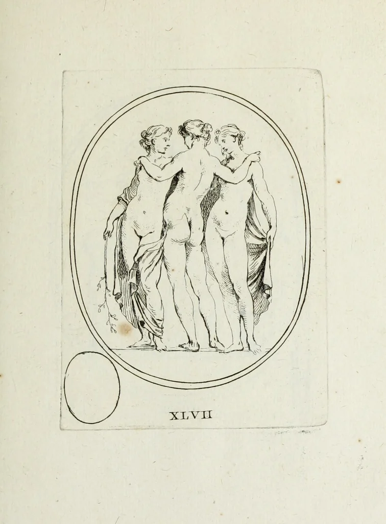 An illustration from Recueil de pierres gravees antiques, 1732, leaf 160