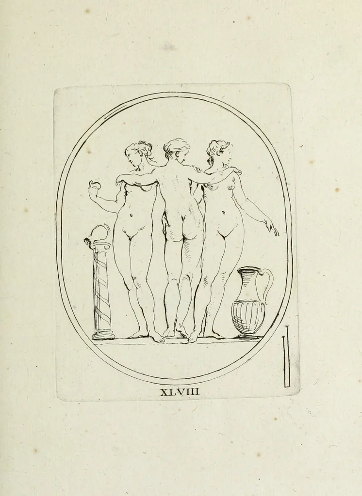 An illustration from Recueil de pierres gravees antiques, 1732, leaf 162