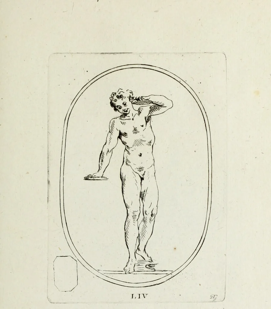An illustration from Recueil de pierres gravees antiques, 1732, leaf 174