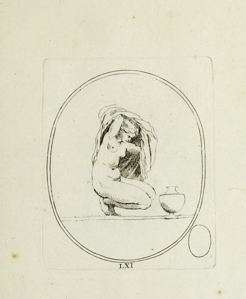 An illustration from Recueil de pierres gravees antiques, 1732, leaf 188