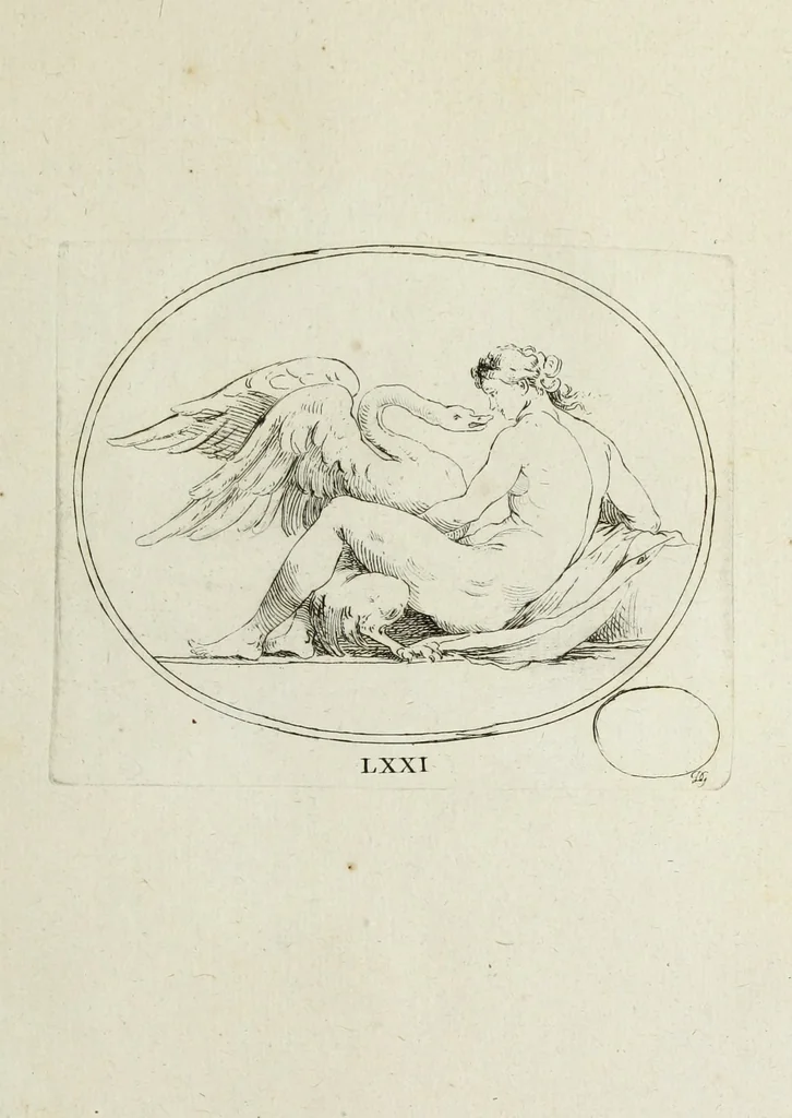 An illustration from Recueil de pierres gravees antiques, 1732, leaf 208