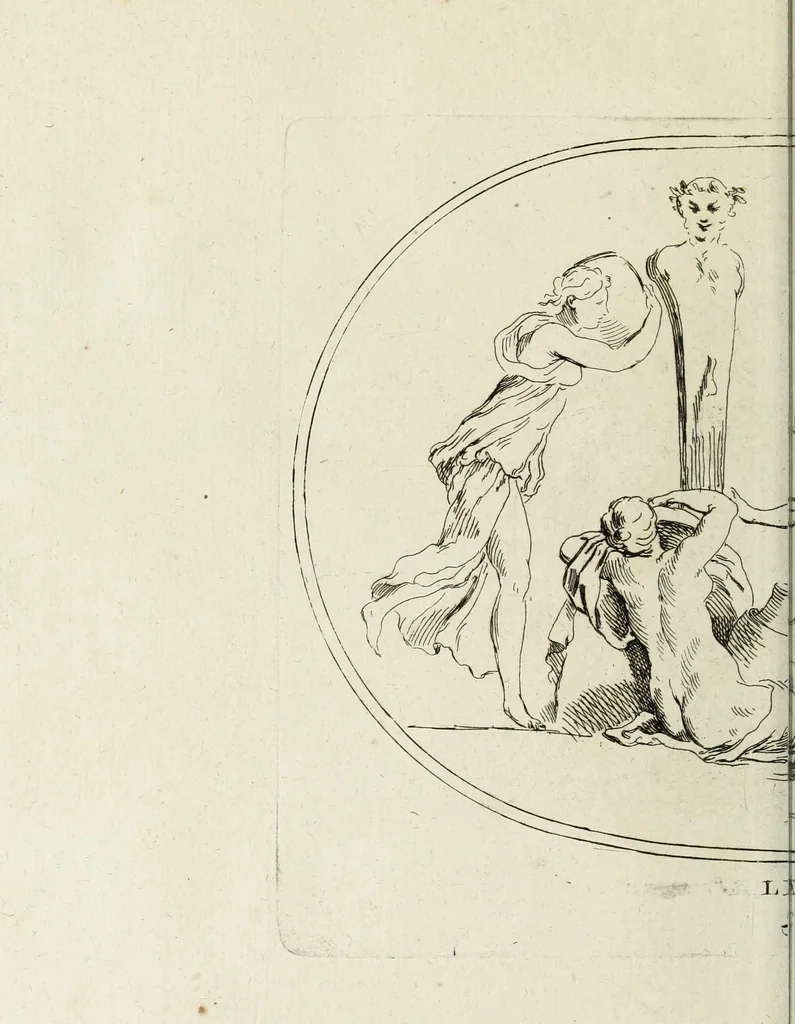 An illustration from Recueil de pierres gravees antiques, 1732, leaf 227