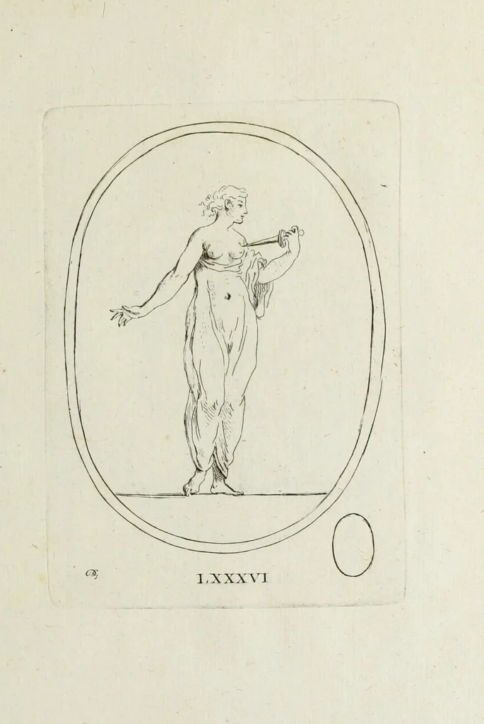 An illustration from Recueil de pierres gravees antiques, 1732, leaf 240