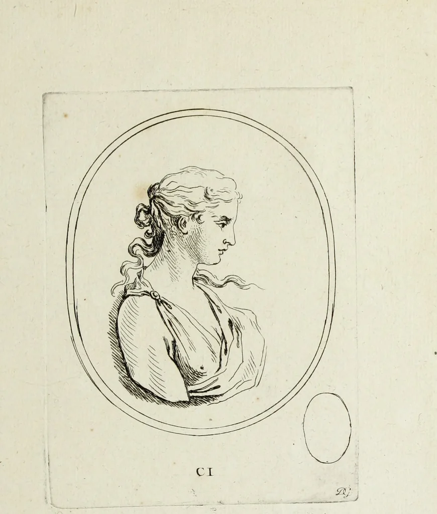An illustration from Recueil de pierres gravees antiques, 1732, leaf 270