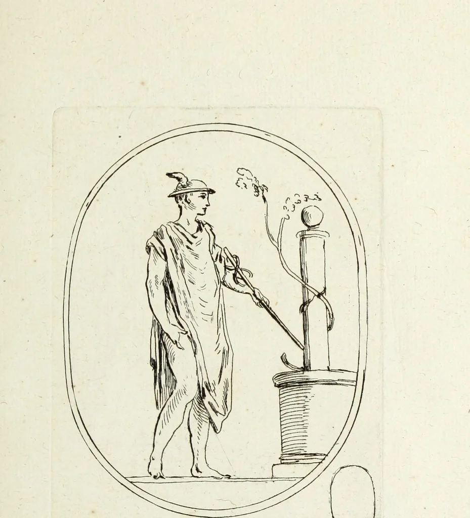 An illustration from Recueil de pierres gravees antiques, 1732, leaf 84
