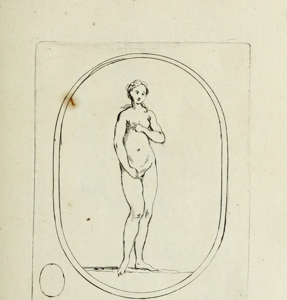 An illustration from Recueil de pierres gravees antiques, 1732, leaf 120