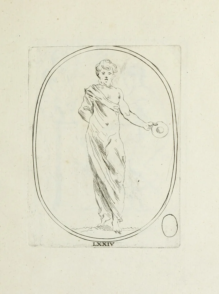 An illustration from Recueil de pierres gravees antiques, 1732, leaf 236