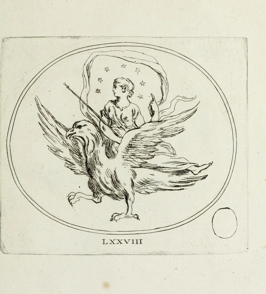 An illustration from Recueil de pierres gravees antiques, 1732, leaf 244