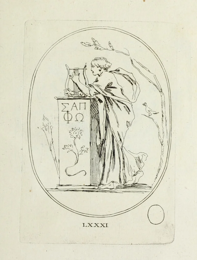 An illustration from Recueil de pierres gravees antiques, 1732, leaf 250