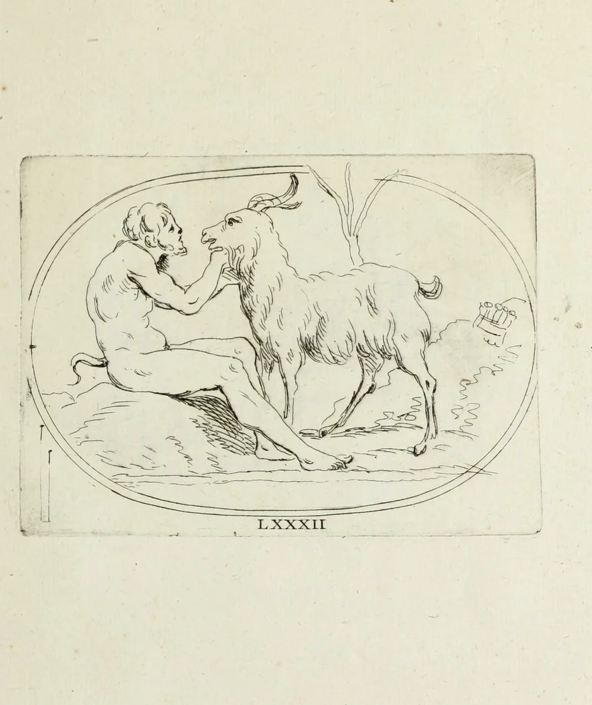 An illustration from Recueil de pierres gravees antiques, 1732, leaf 252