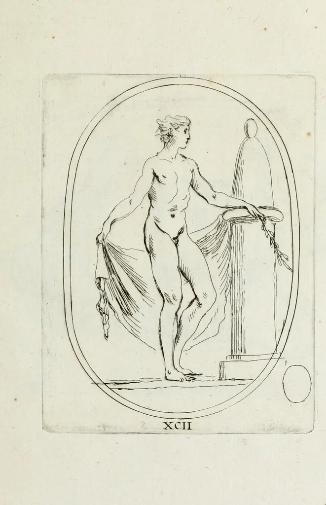 An illustration from Recueil de pierres gravees antiques, 1732, leaf 272