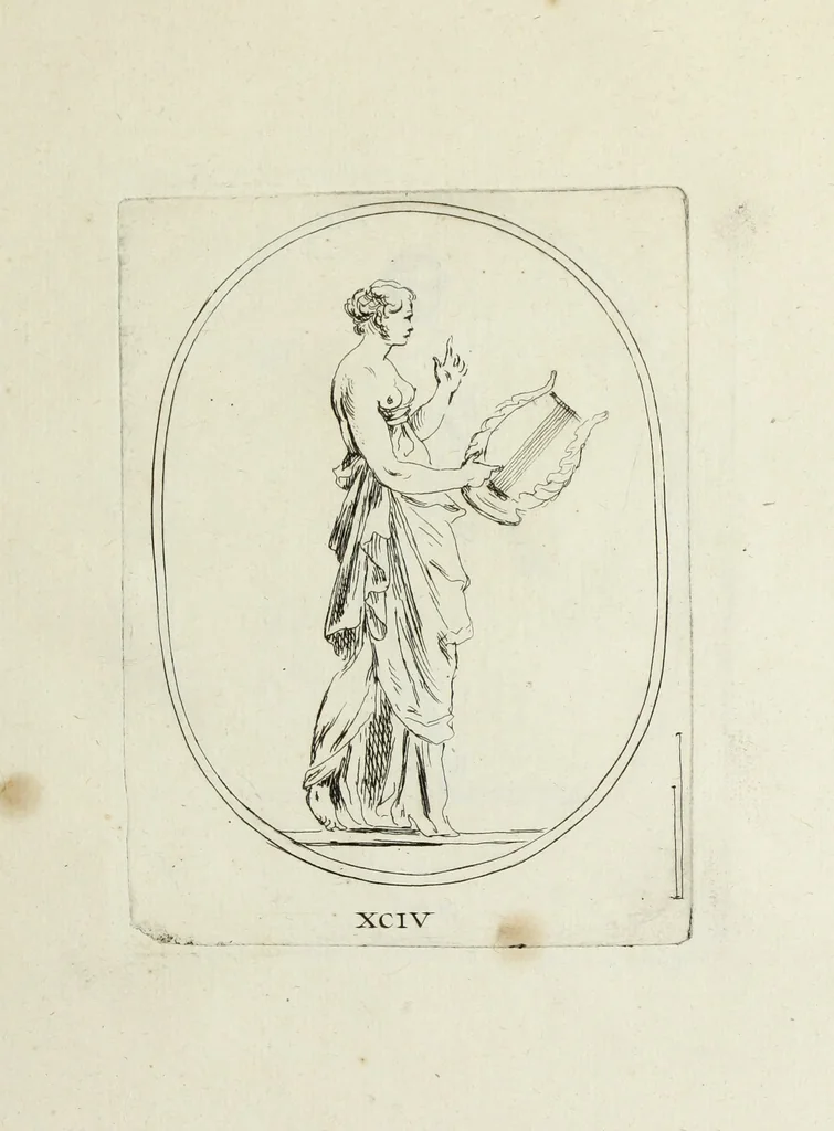 An illustration from Recueil de pierres gravees antiques, 1732, leaf 276
