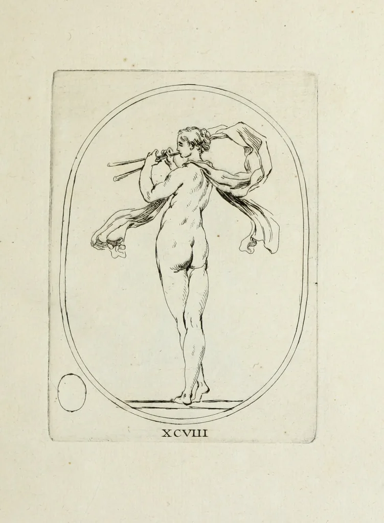 An illustration from Recueil de pierres gravees antiques, 1732, leaf 284