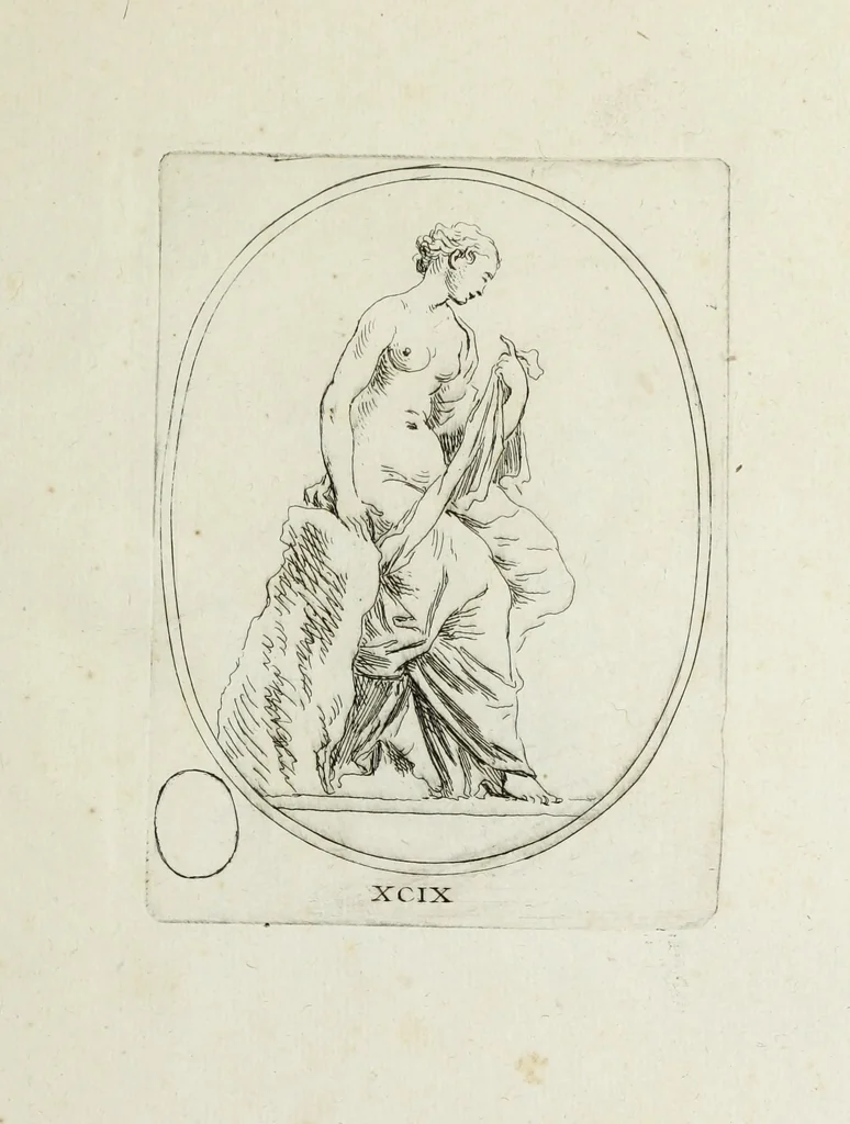 An illustration from Recueil de pierres gravees antiques, 1732, leaf 286