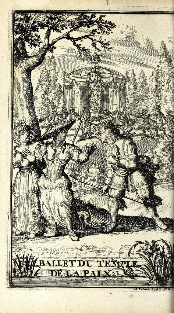 An illustration from Recueil des opera, 1687, leaf 202