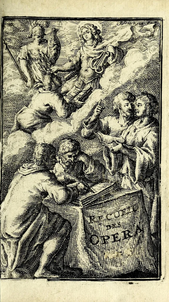 An illustration from Recueil des opera, 1687, leaf 9