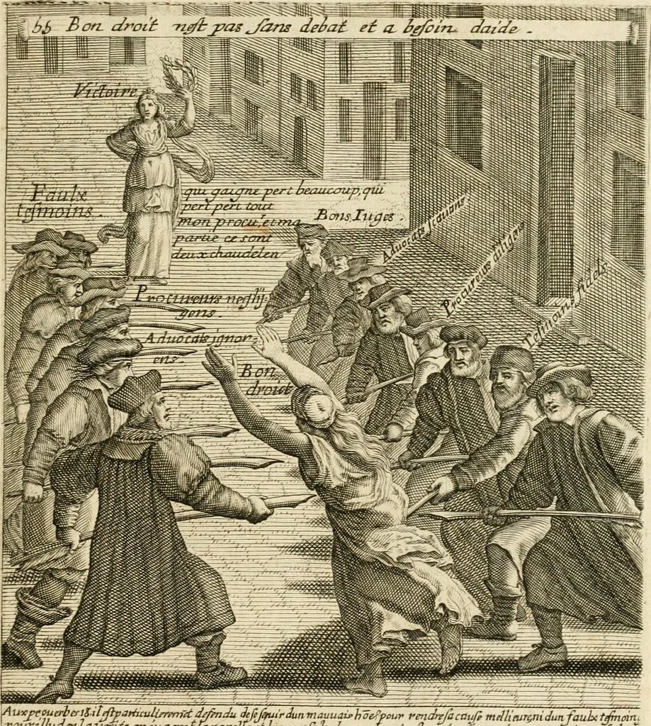 An illustration from Recueil des plus illustres proverbes, divises en trois livres ..., 1657, leaf 106